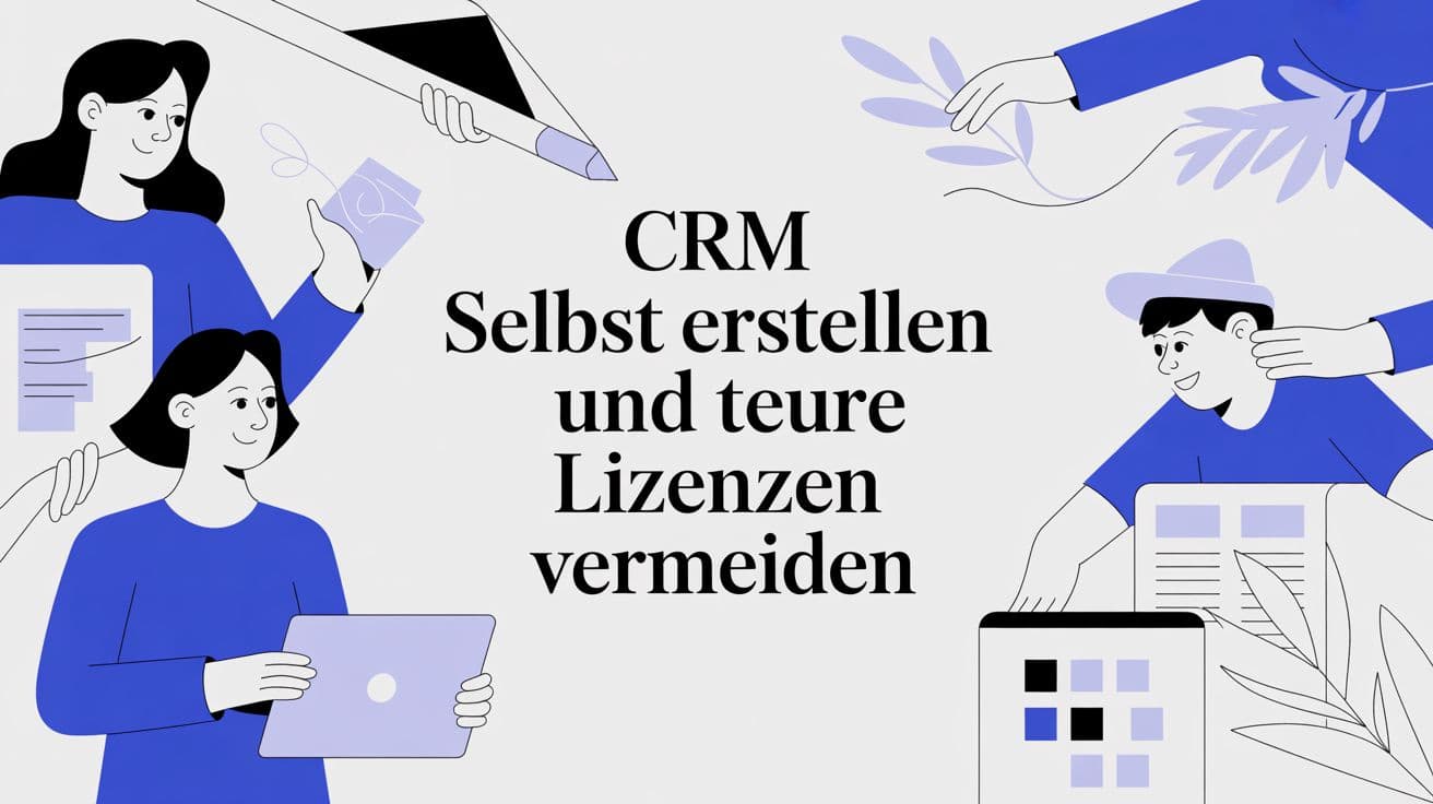 CRM selbst erstellen: Wie Sie teure Lizenzen vermeiden und echte Wettbewerbsvorteile schaffen