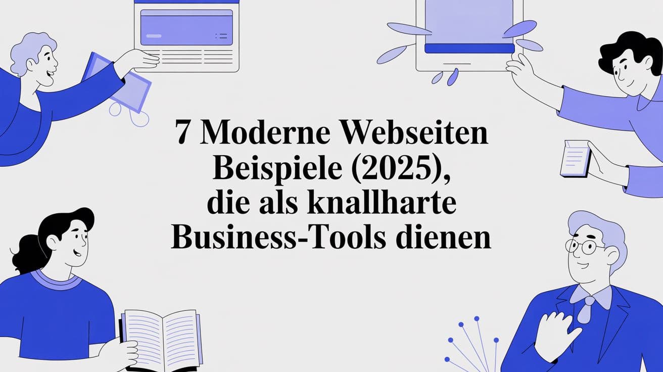 7 Moderne Webseiten Beispiele (2025), die als knallharte Business-Tools dienen